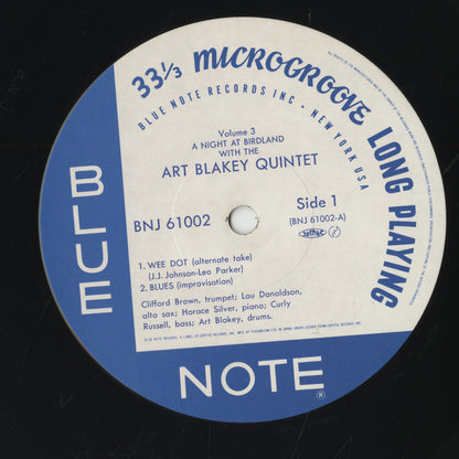 Art Blakey / The Jazz Messengers At Cafe Bohemia Volume 3 (BNJ 61007)