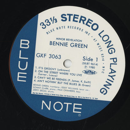 Bennie Green / ベニー・グリーン / Minor Revelation(GXF-3063)