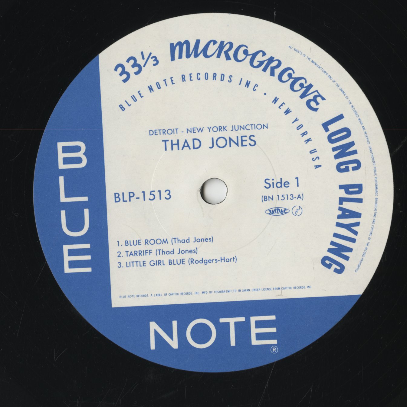 Thad Jones / サド・ジョーンズ / Detroit-New York Junction (BN 1513)