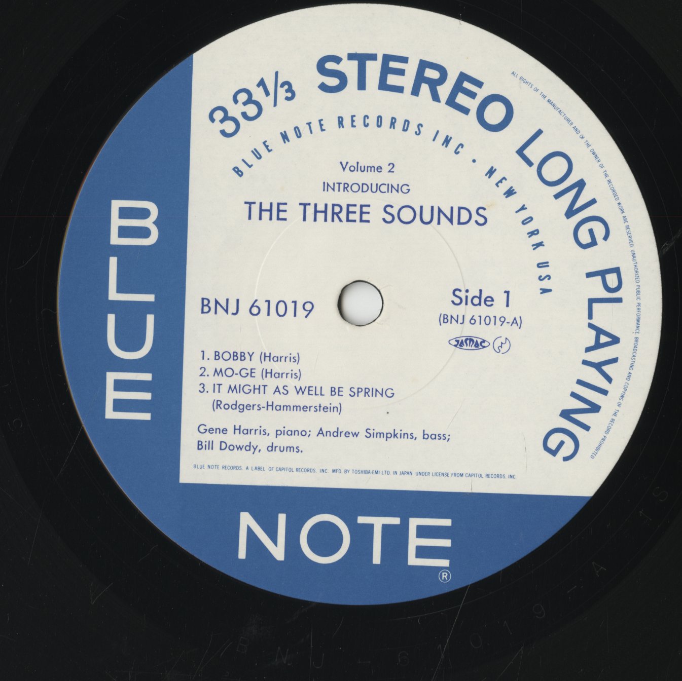 The Three Sounds / スリー・サウンズ / The Three Sounds Vol.2 (BNJ-61019)