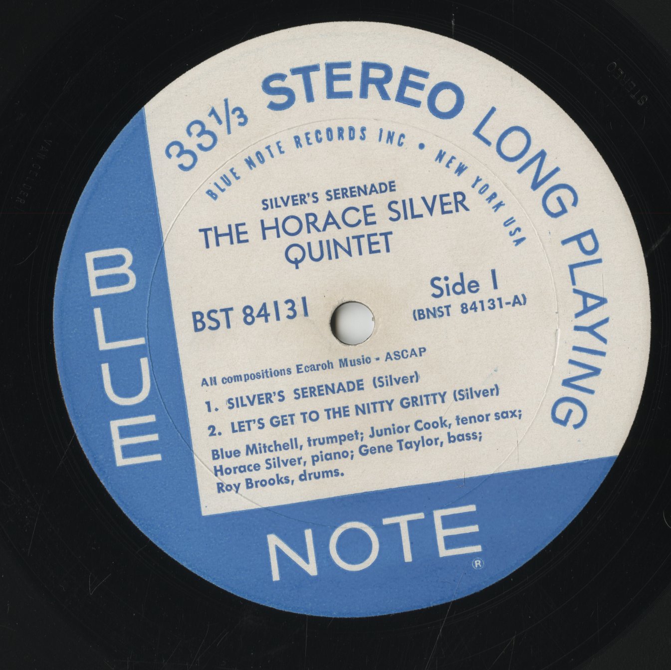 Horace Silver Qunitet / ホレス・シルヴァー / Silver's Serenade (BST 84131)