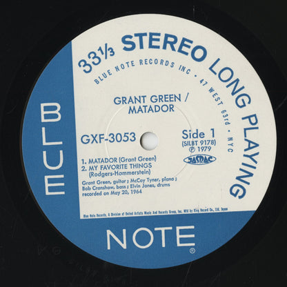 Grant Green / グラント・グリーン / Matador (GXF 3053)