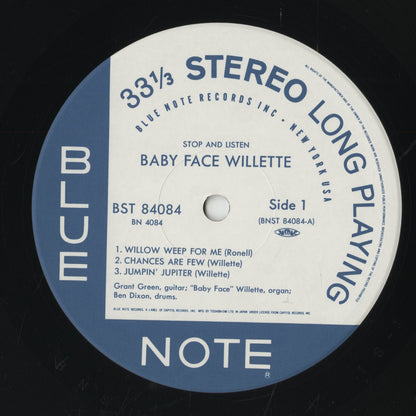 Baby Face Willette / ベイビー・フェイス・ウィレット / Stop and Listen(BN 4084)