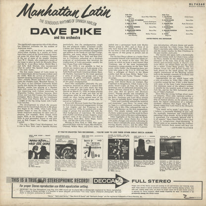 Dave Pike / デイヴ・パイク / Manhattan Latin (DL 74568)