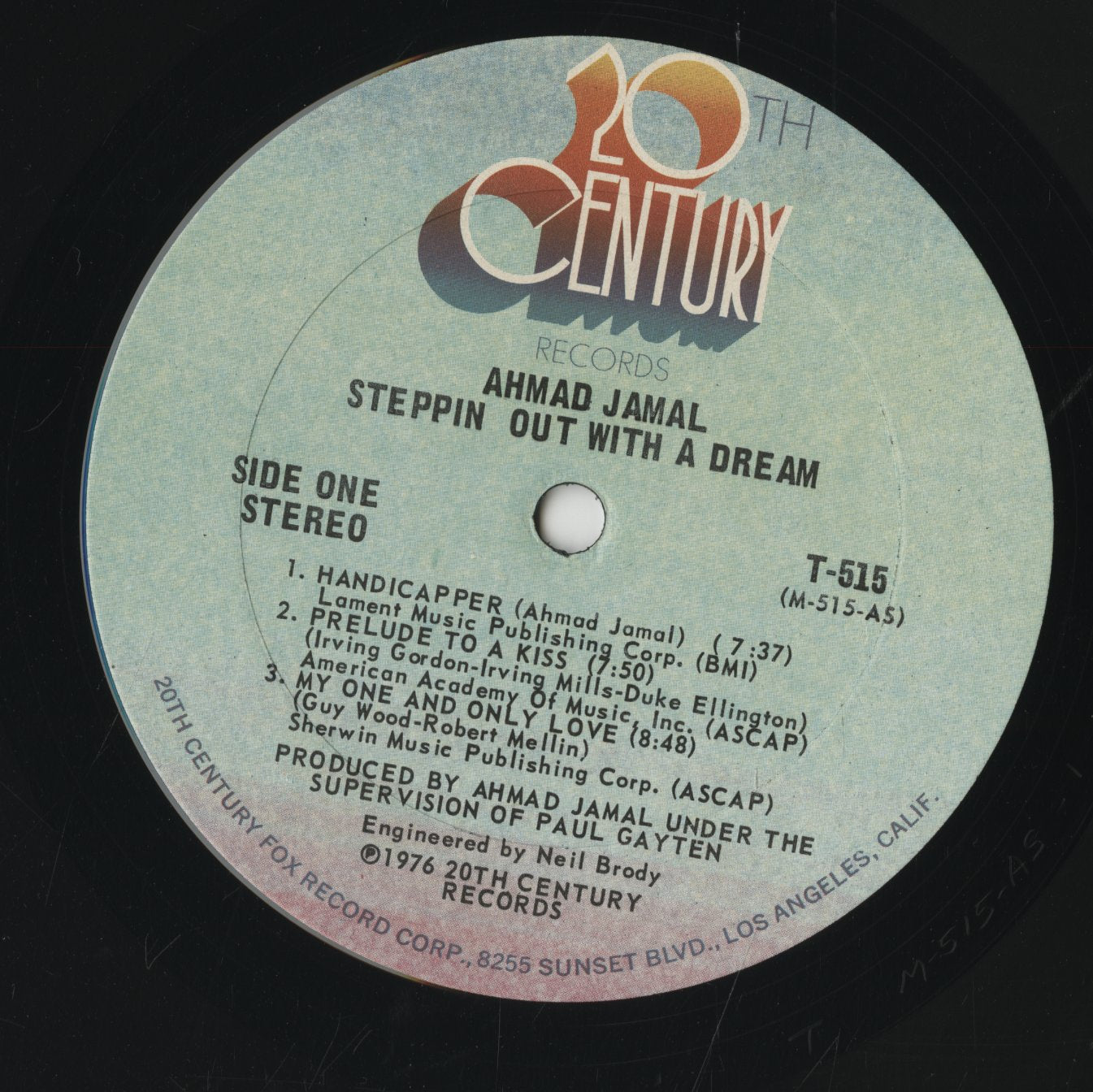 Ahmad Jamal / アーマッド・ジャマル / Steppin Out With A Dream (T 515)