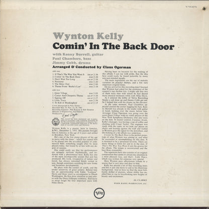 Wynton Kelly / ウィントン・ケリー / Comin' In The Back Door (V6-8576)