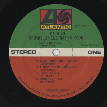 Crosby, Stills, Nash & Young / クロスビー、スティルス、ナッシュ＆ヤング / Deja Vu (SD 7200)