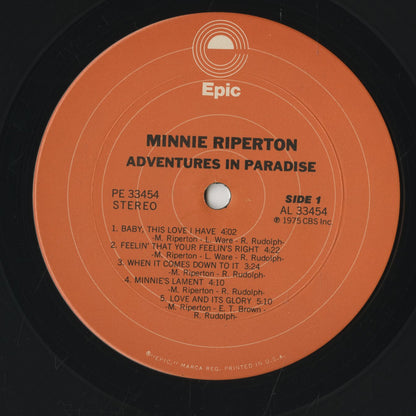 Minnie Riperton / ミニー・リパートン / Adventures In Paradise (PE 33454)