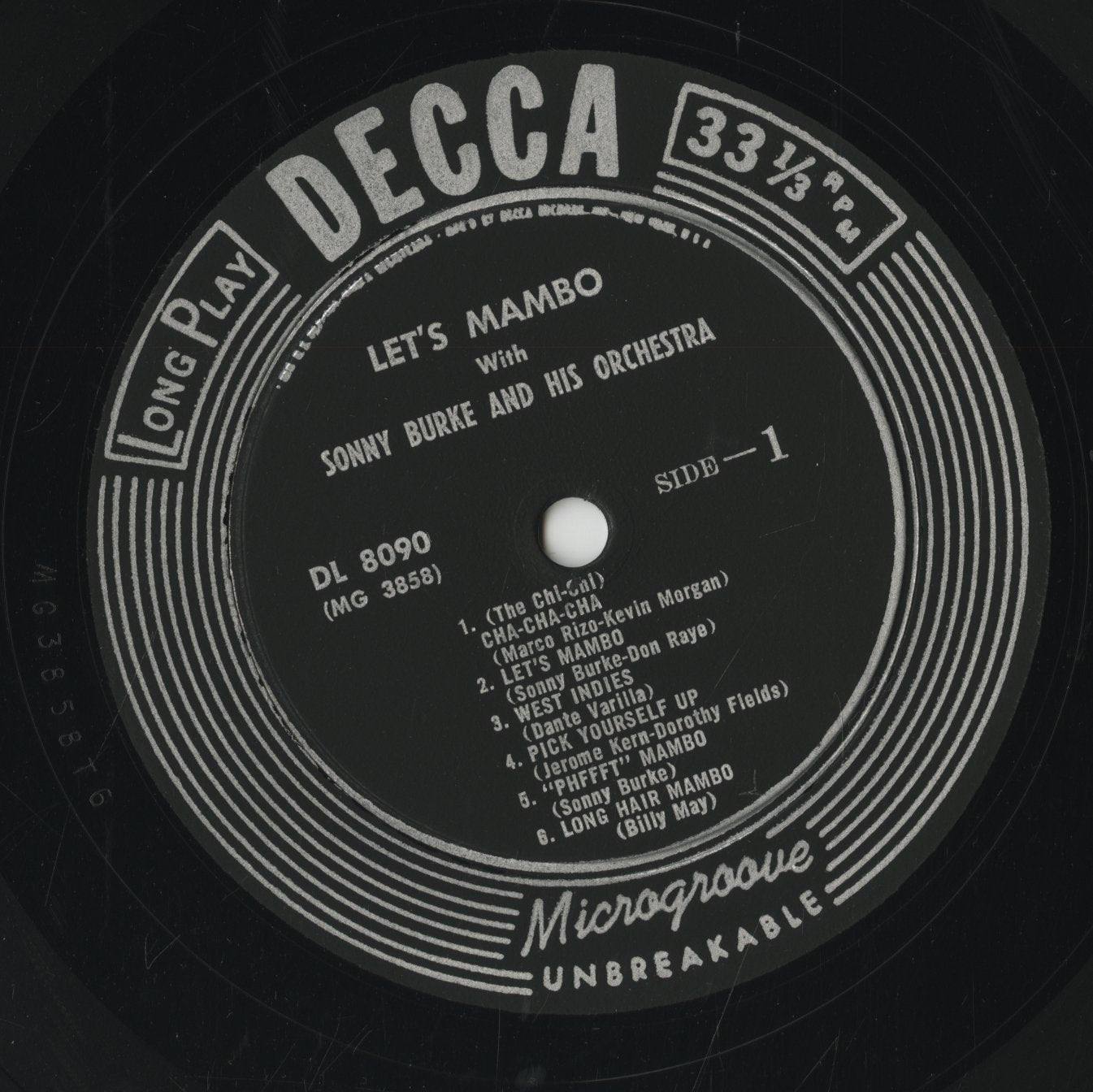Sonny Burke And His Orchestra  / ソニー・バーク / Let's Mambo(DL 8090)