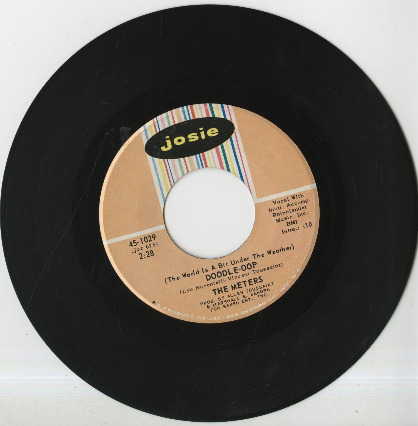 The Meters / ミーターズ / Doodle-Oop / I Need More Time -7 (45-1029)