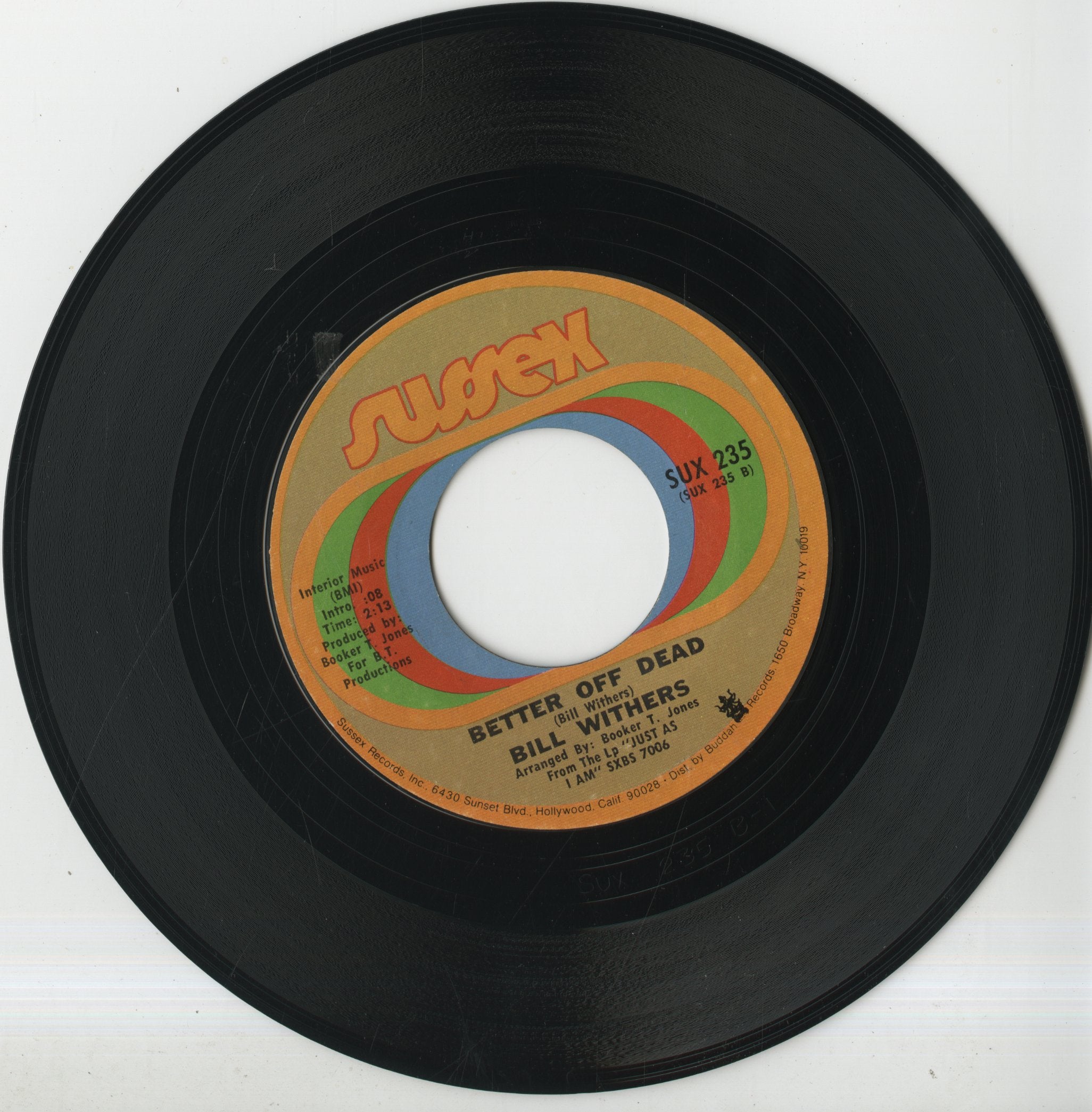 Bill Withers / ビル・ウィザース / Lean On Me / Better Off Dead -7 (SUX 235) – VOXMUSIC WEBSHOP Bill Withers / ビル・ウィザース / Lean On Me / Better Off Dead -7 (SUX 235) – VOXMUSIC WEBSHOP