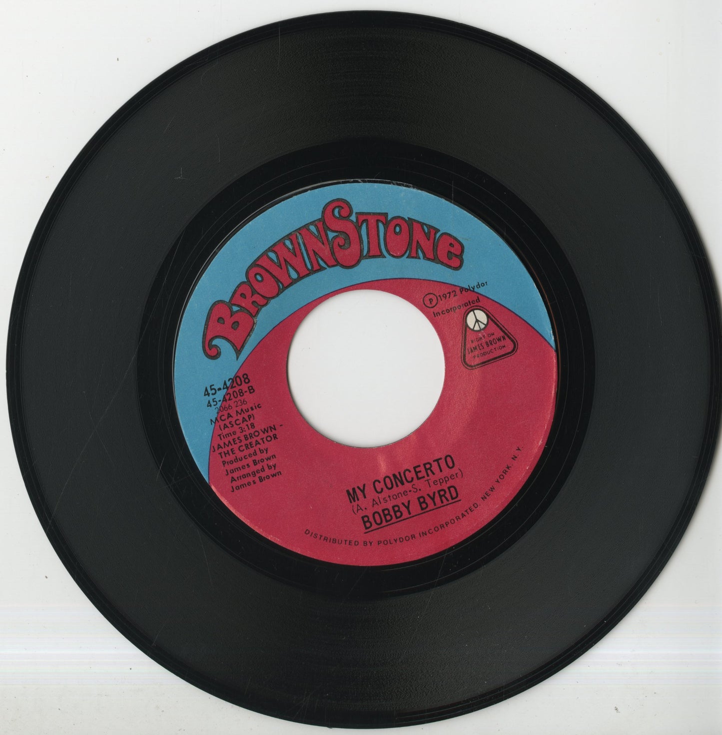 Bobby Byrd / ボビー・バード / Never Get Enough / My Concerto -7 (45-4208)