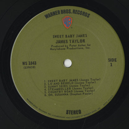James Taylor / ジェームス・テイラー / Sweet Baby James (WS1843)