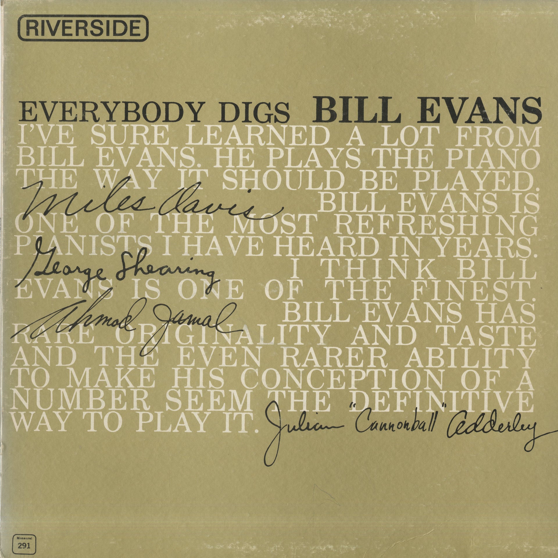 超激レア盤☆見本盤☆LPレコード☆ビル・エヴァンス☆EVERYBODY DIGS