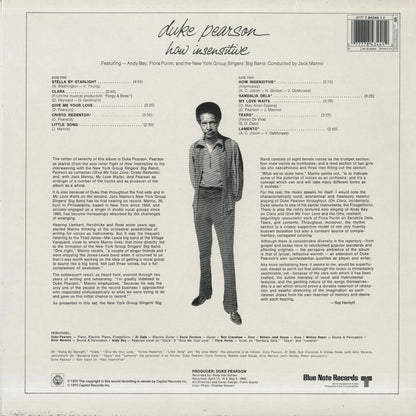 Duke Pearson / デューク・ピアソン / How Insensitive (B1-84344)