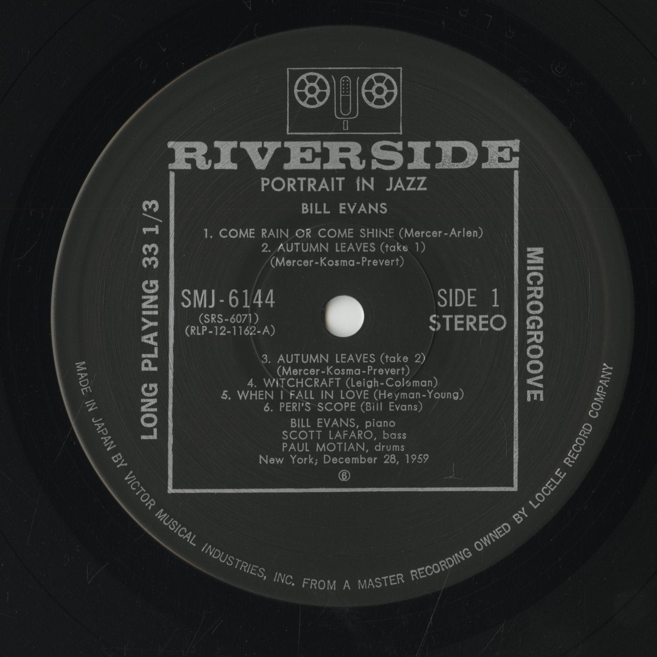 Bill Evans Trio / ビル・エヴァンス・トリオ / Portrait In