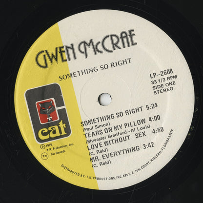 Gwen McCrae / グウェン・マクレエ / Something So Right (CAT 2608)