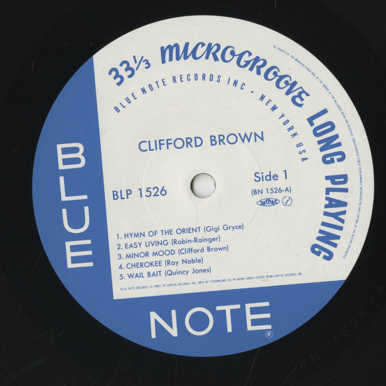 Clifford Brown / クリフォード・ブラウン / Memorial Album (BLP 1526