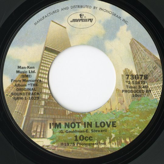 10cc / I'm Not In Love / Channel Swimmer (73678) VOXMUSIC WEBSHOP
