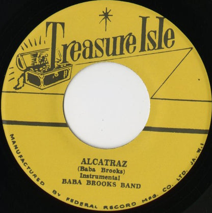 Alton Ellis Baba Brooks『Alphabetically Yours / Alcatraz』JPN Treasure Isle 7inch（T003）未発表スカ音源 正規復刻 back