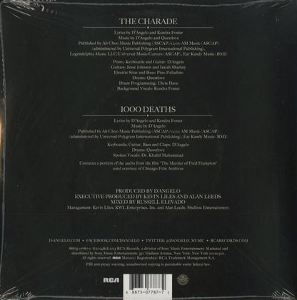 D’Angelo – The Charade / 1000 Deaths (88875-0778) 7inch 2015 US RCA RSD限定盤｜新品7インチ back