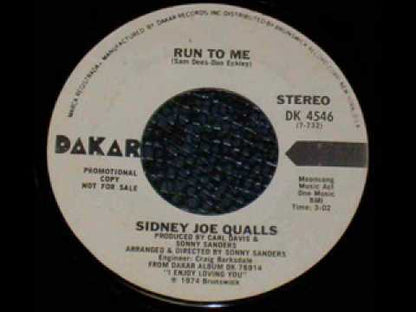 Sydeny Joe Qualls / シドニー・ジョー・クォールズ / I Enjoy Loving You (DK76914)