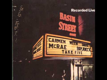 Carmen McRae / カーメン・マクレー / Take Five (CS 9116)