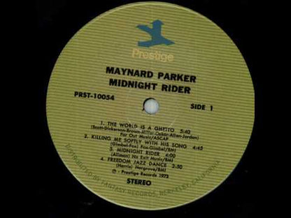 Maynard Parker / メイナード・パーカー / Midnight Rider (PRST10054)