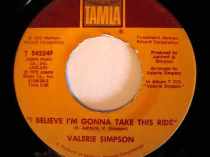 Valerie Simpson / ヴァレリー・シンプソン / Silly Wasn't I / I Believe I'm Gonna Take This Ride -7 ( T 54224F )