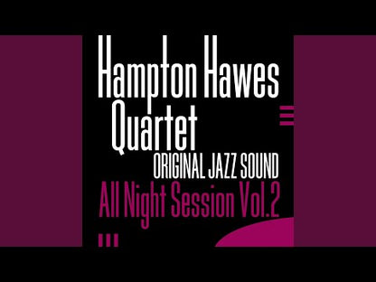 Hampton Hawes / ハンプトン・ホース / All Night Session! VOL.2 (LUX 3029)