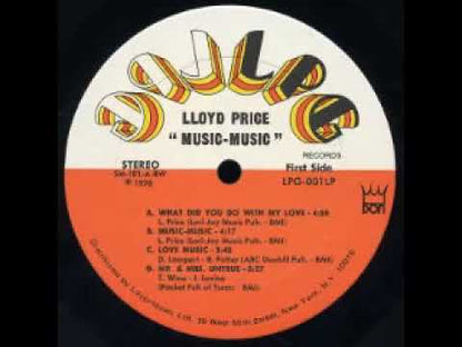Lloyd Price / ロイド・プライス / Music-Music (PLP-7818)