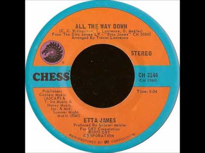 Etta James / エタ・ジェイムス / All The Way Down / Lay Back Daddy -7 ( CH 2144 )