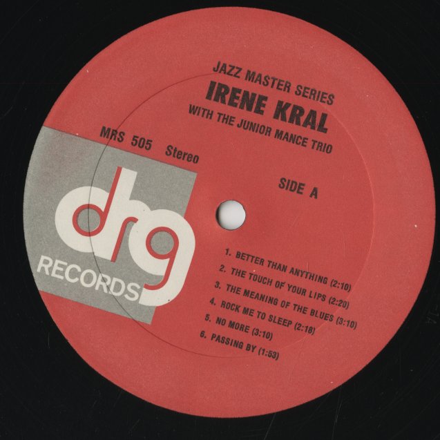 Irene Kral / アイリーン・クラール / Better Than Anything (MRS505 