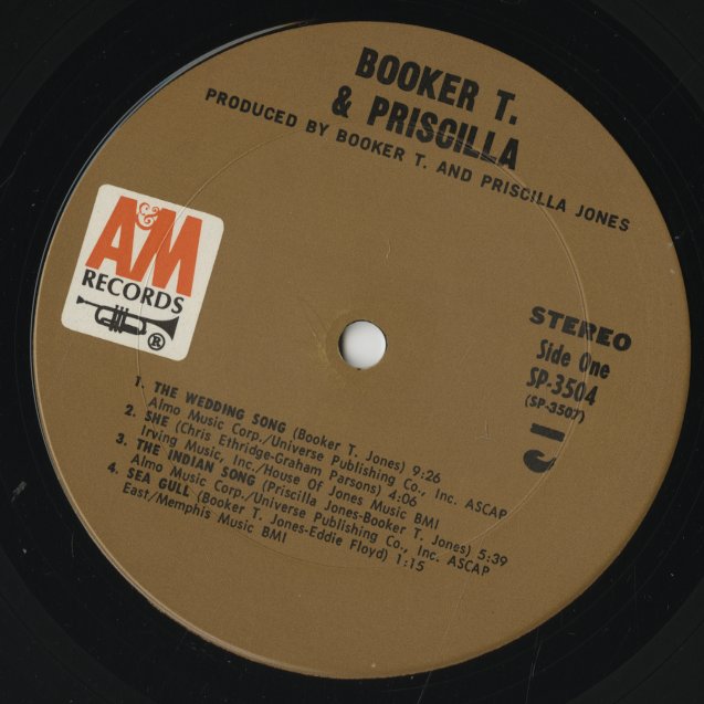 Booker T. & Priscilla / ブッカーT＆プリシラ (SP3504) – VOXMUSIC