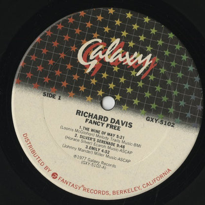 Richard Davis / リチャード・デイヴィス / Fancy Free (GXY 5102)
