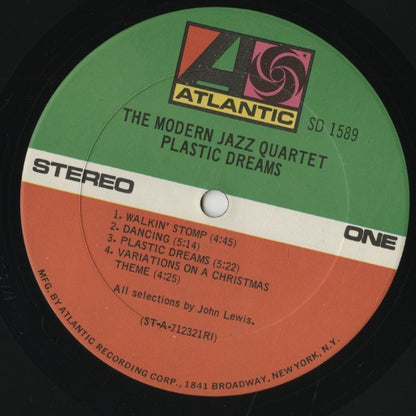 Modern Jazz Quartet / モダン・ジャズ・カルテット / Plastic Dreams (SD1589)