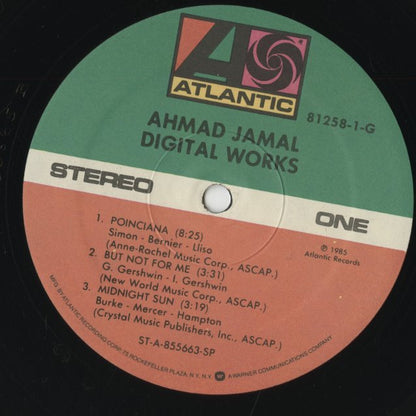 Ahmad Jamal / アーマッド・ジャマル / Digital Works (81258-1-G)