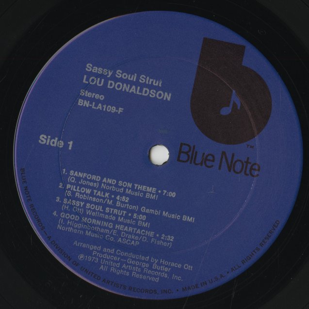 Lou Donaldson / ルー・ドナルドソン / Sassy Soul Strut (BNLA109