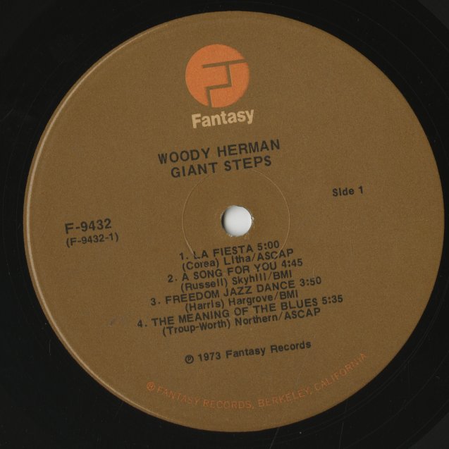 Woody Herman / ウッディ・ハーマン / Giant Steps (F-9432)