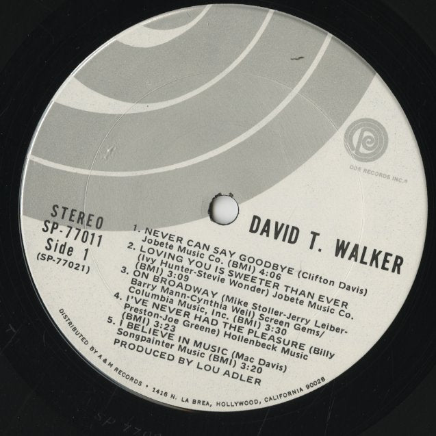 David T. Walker / デヴィッド・Ｔ・ウォーカー / David T. Walker (SP77011) – VOXMUSIC  WEBSHOP