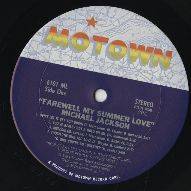 Michael Jackson / マイケル・ジャクソン / Farewell My Summer Love (6101MLA)