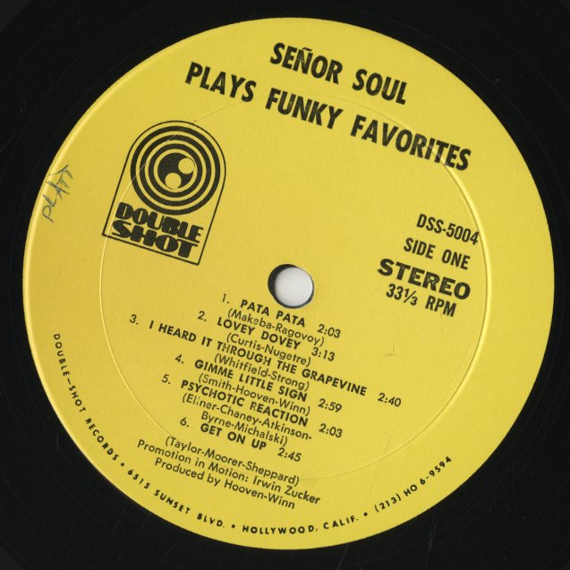 Senor Soul / セニョール・ソウル / Plays Funky Favorites (DSS-5004)
