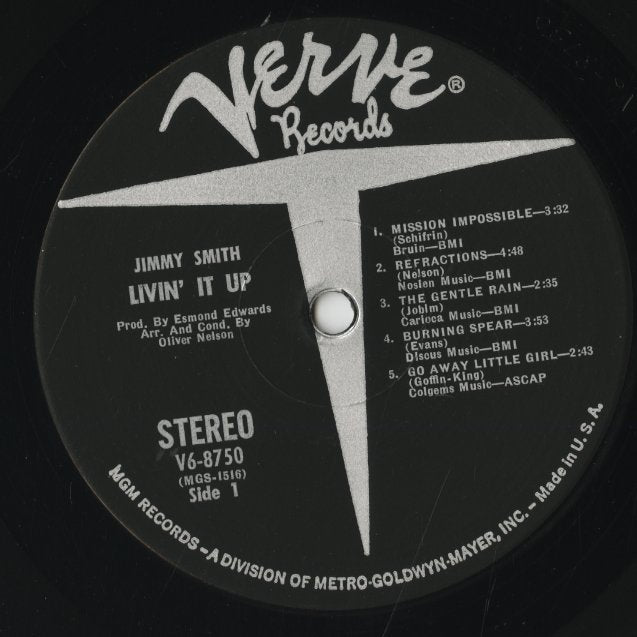 Jimmy Smith / ジミー・スミス / Livin' it Up (V6 8750)