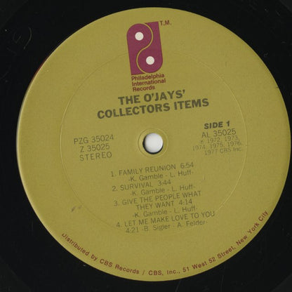 The O'Jays / オージェイズ / Collector's Items (PZG 35024)
