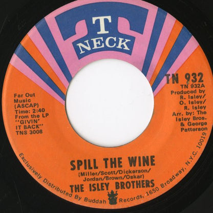 The Isley Brothers / アイズレー・ブラザーズ / Spill The Wine / Take Inventory -7 (TN932)