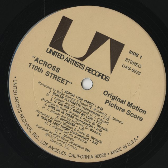 Bobby Womack / ボビー・ウーマック / Across The 110th Street -OST