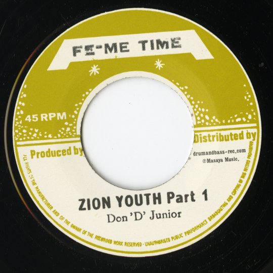 Don D Junior / ドン・D・ジュニア / Zion Youth (part1&2) -7 (DB017)