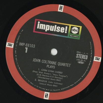 John Coltrane / ジョン・コルトレーン / The John Coltrane Quartet Plays (IMP88103)
