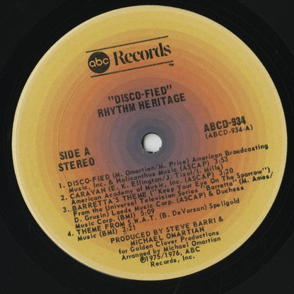 Rhythm Heritage / リズム・ヘリテージ / Disco-Fied (ABCD-934)