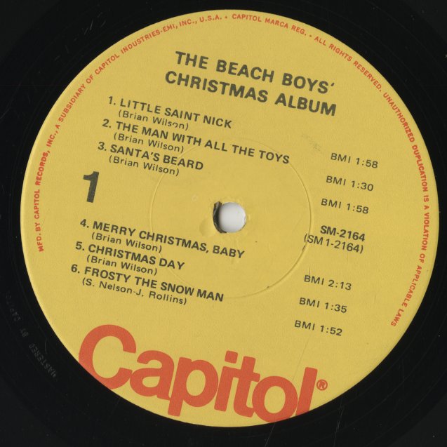 The Beach Boys / ビーチボーイズ / Christmas Album (SM 2164)